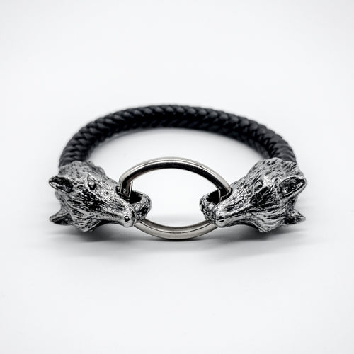 WOLF HEAD BANGLE