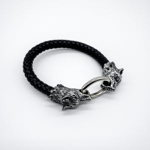 WOLF HEAD BANGLE