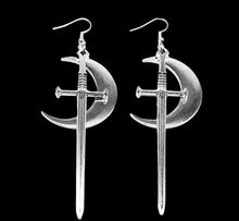 Load image into Gallery viewer, MOONSWORD EARRINGS