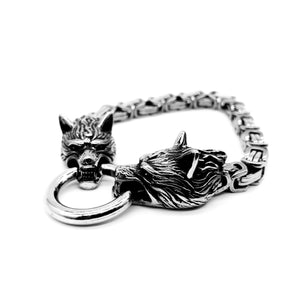 METALLIC WOLF BRACELET