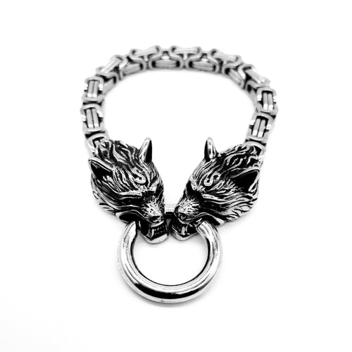 METALLIC WOLF BRACELET