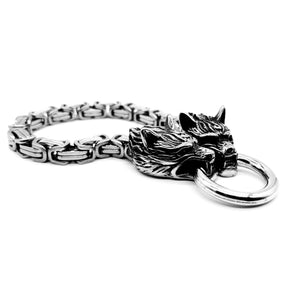 METALLIC WOLF BRACELET